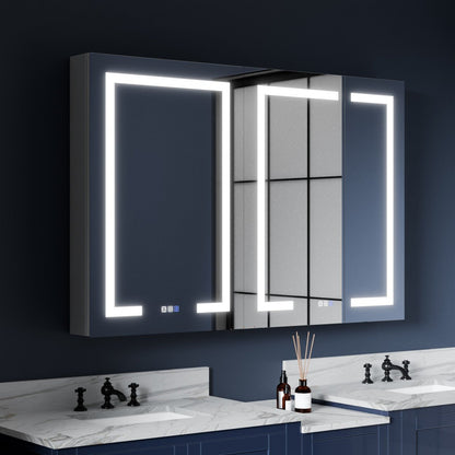 Medicine Cabinet LED Light - 54"W x 36"H Medicine Cabinet with Mirror, Recessed or Surface Mounted|ExBrite Boost-M1