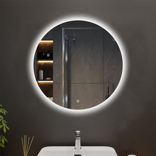 Nimbus Customized Round LED Bathroom Mirror, Backlit