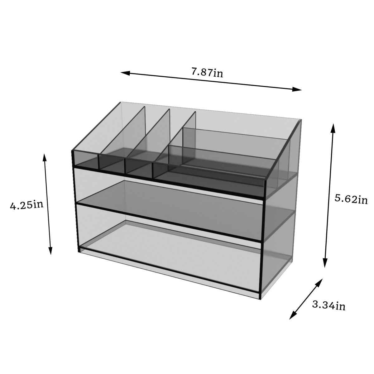 Premium Acrylic Medicine Cabinet Organizer Set ¨C Elegant Storage for Everyday Essentials