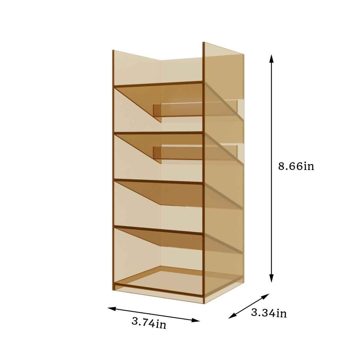 Lipstick Organizer Modern Acrylic Cabinet Organizer ¨C Elegant Storage for Makeup & Skincare Essentials