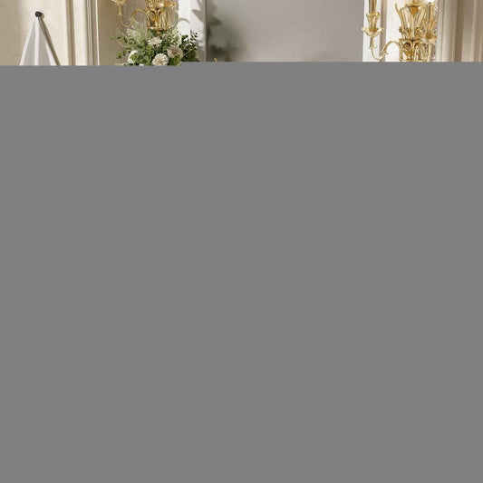 Exbrite 30-Inch White Bathroom Vanity with Ceramic Sink and Two Drawers