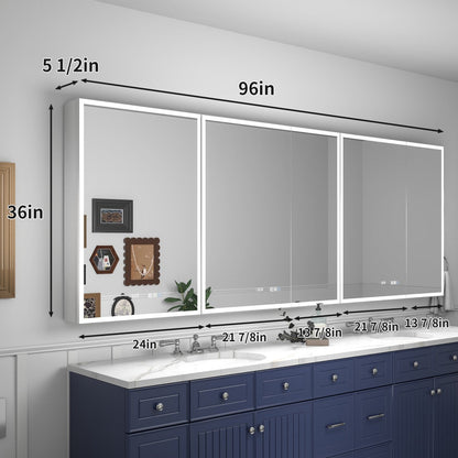 Rim 96 x 36 inch medicine cabinet dimensions with 24, 36 and 36 inch units