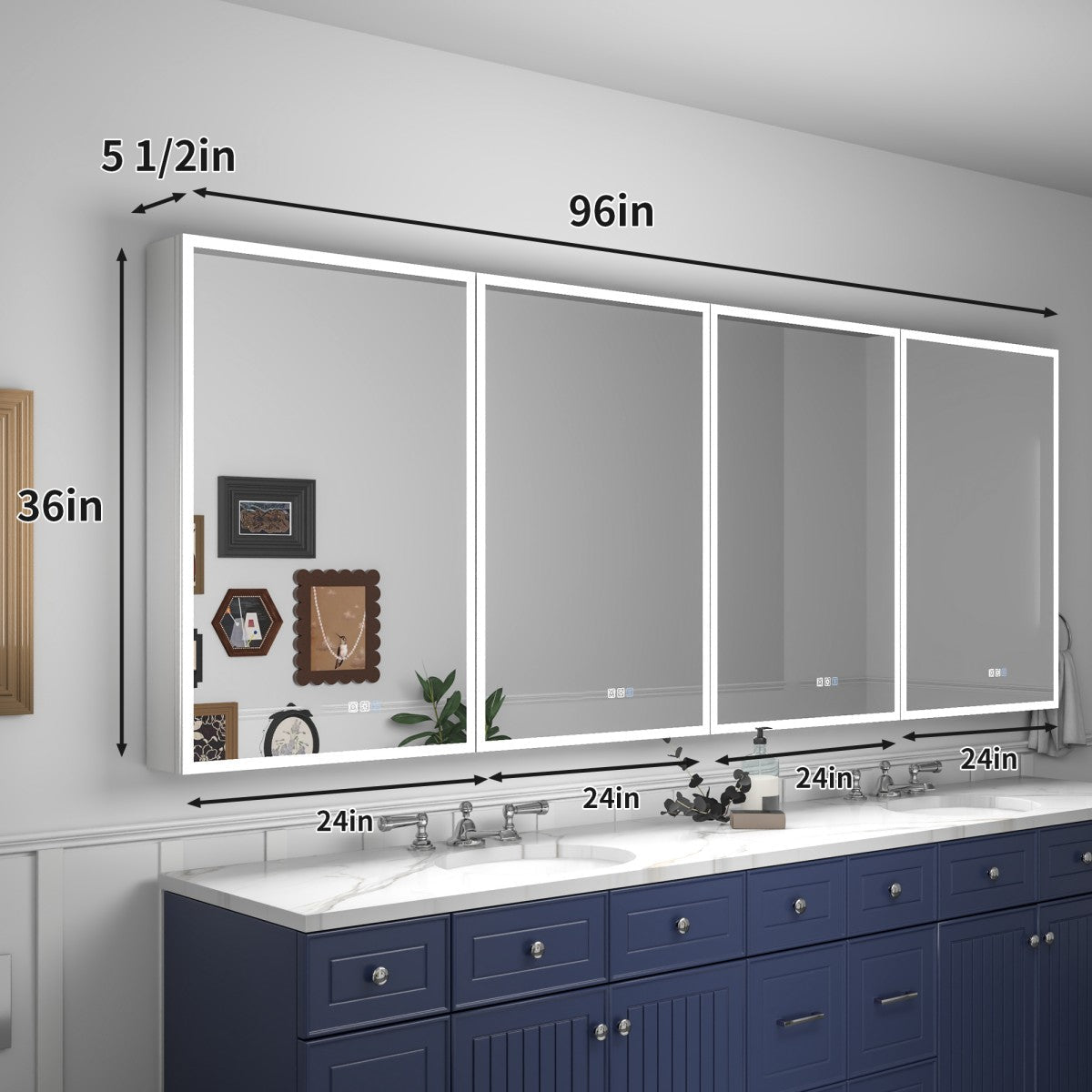 Rim 96 x 36 inch modular medicine cabinet dimensions and cabinet width layout