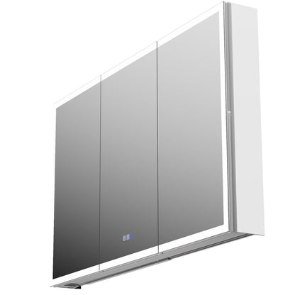 Rim-s medicine cabinet mirrored interior and adjustable storage shelf detail