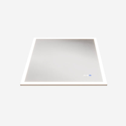 Solen 30" x 36" Frameless Rectangular Lighted Vanity Mirror with Anti-Fog and Bright LED Lighting Bathroom mirror