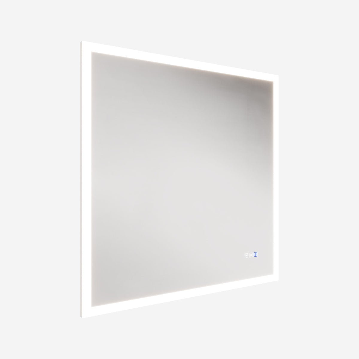 Solen 36" x 36" Frameless Rectangular Lighted Vanity Mirror with Anti-Fog and Bright LED Lighting Bathroom mirror
