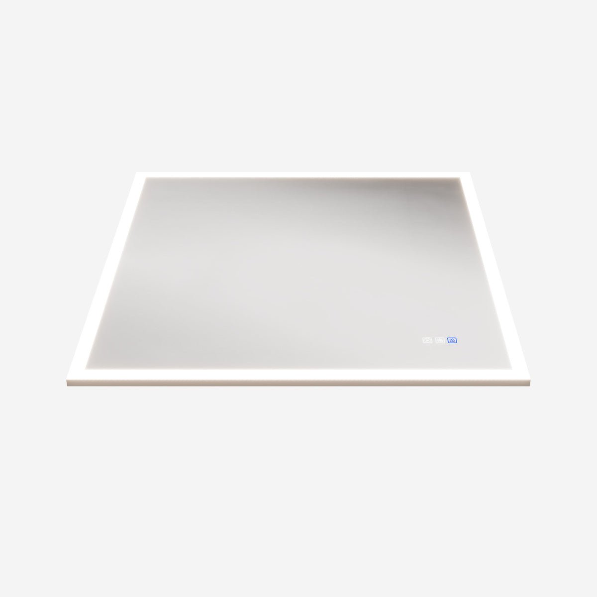 Solen 36" x 36" Frameless Rectangular Lighted Vanity Mirror with Anti-Fog and Bright LED Lighting Bathroom mirror