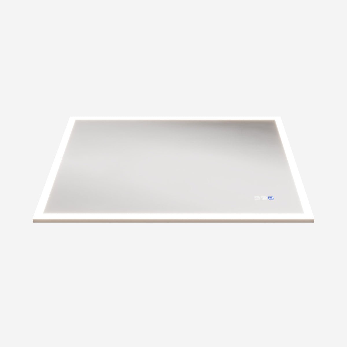 Solen 40" x 32" Frameless Rectangular Lighted Vanity Mirror with Anti-Fog and Bright LED Lighting Bathroom mirror