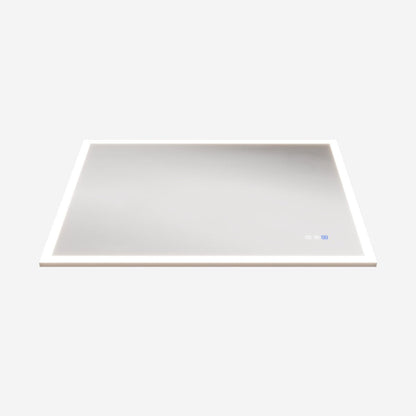 Solen 40" x 32" Frameless Rectangular Lighted Vanity Mirror with Anti-Fog and Bright LED Lighting Bathroom mirror