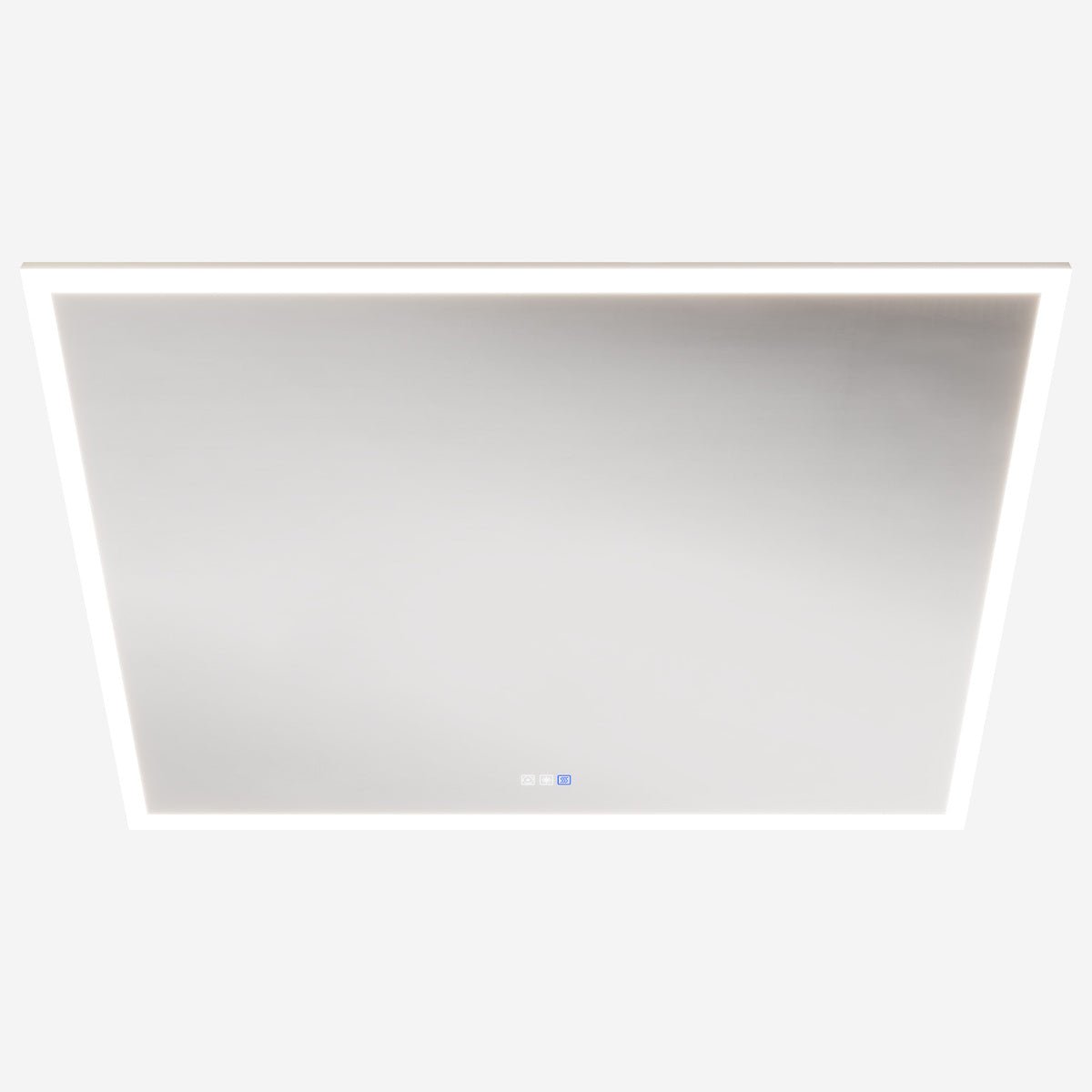 Solen 48" x 36" Frameless Rectangular Lighted Vanity Mirror with Anti-Fog and Bright LED Lighting Bathroom mirror