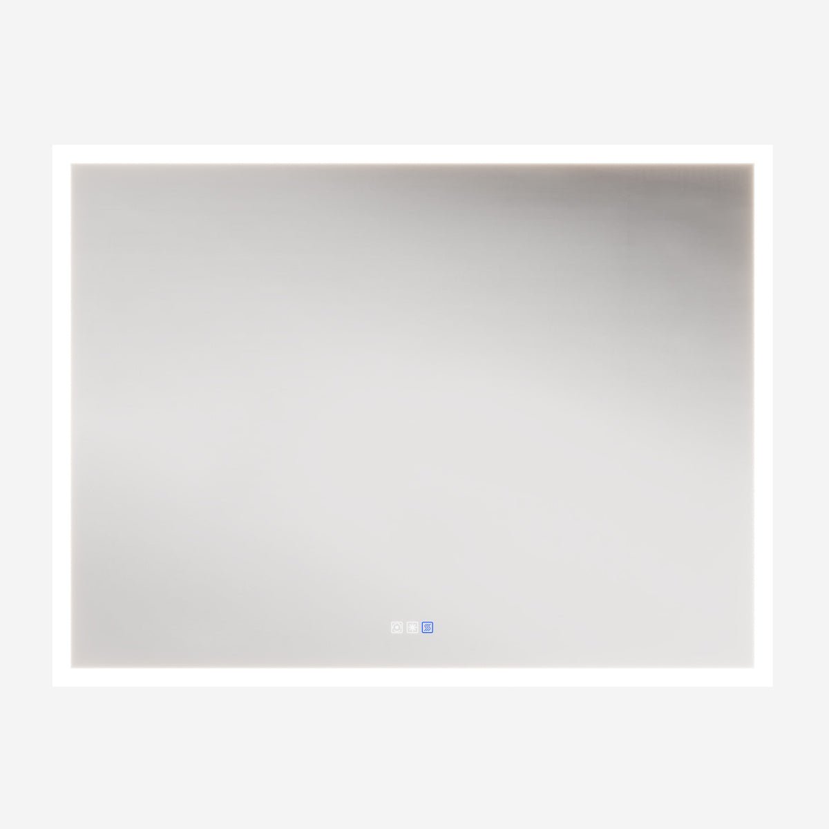 Solen 48" x 36" Frameless Rectangular Lighted Vanity Mirror with Anti-Fog and Bright LED Lighting Bathroom mirror