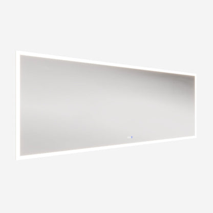 Solen 96" x 36" Frameless Rectangular Lighted Vanity Mirror with Anti-Fog and Bright LED Lighting Bathroom mirror