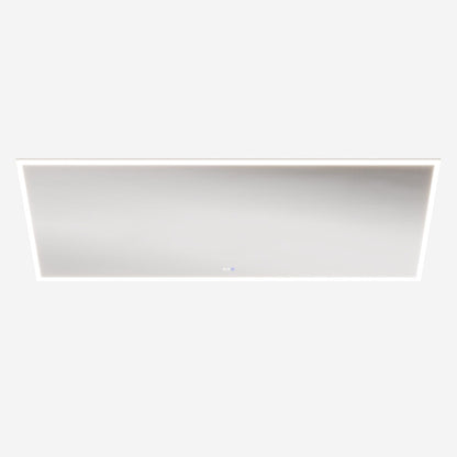 Solen 96" x 36" Frameless Rectangular Lighted Vanity Mirror with Anti-Fog and Bright LED Lighting Bathroom mirror