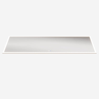 Solen 96" x 36" Frameless Rectangular Lighted Vanity Mirror with Anti-Fog and Bright LED Lighting Bathroom mirror