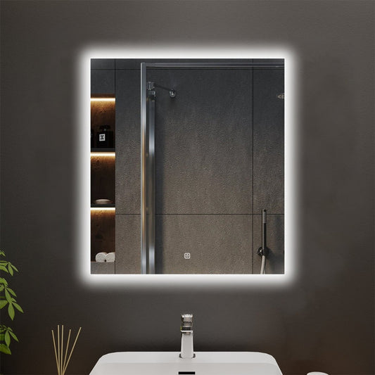 Vistas Customized Rectangle LED Bathroom Mirror, Backlit