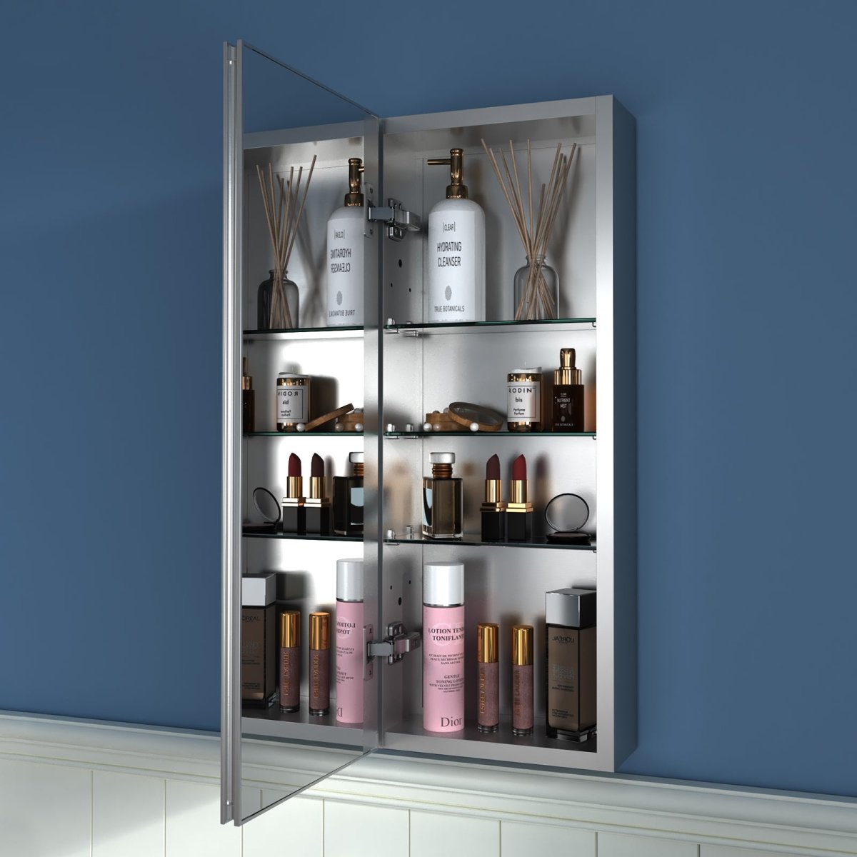 12 in. W X 36 in. H Single Medicine Cabinet without Light