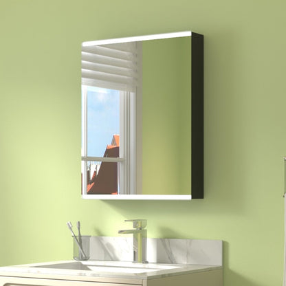 Classic 20" W x 26" H LED Bathroom Light Medicine Cabinet with Mirrors Left Side - ExBriteUSA