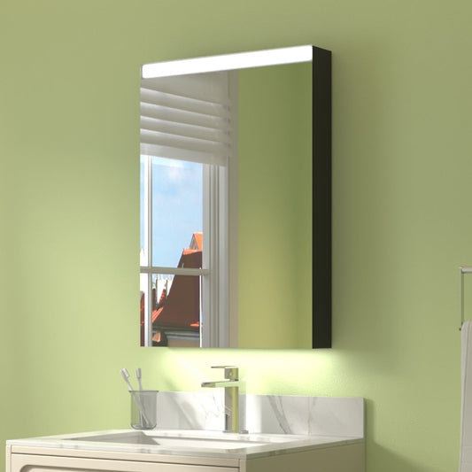 ExBrite 24 Inch LED Mirror Vanity Round Mirrors Bathroom Anti-Fog