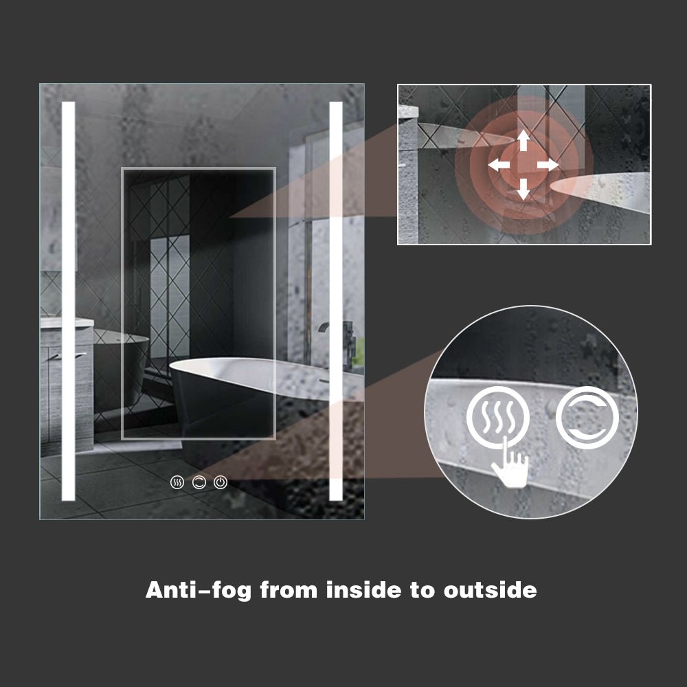 Ascend-M1 20" x 30" LED Bathroom Light Mirror