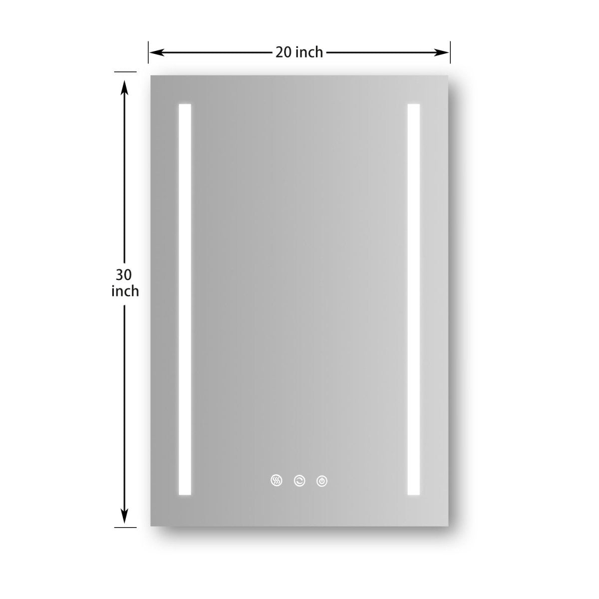 ExBrite 20" x 30" LED Bathroom Light Mirror - ExBriteUSA