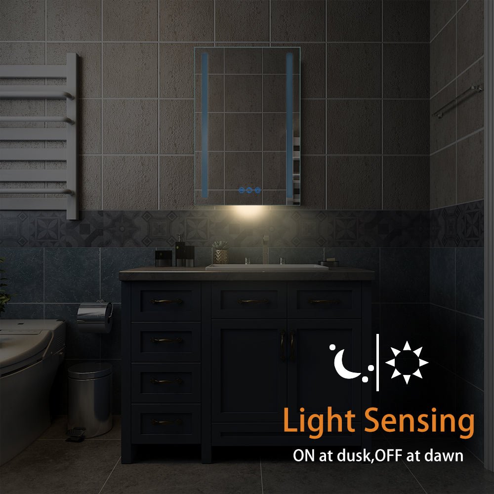 Ascend-M1 20" x 30" LED Bathroom Light Mirror