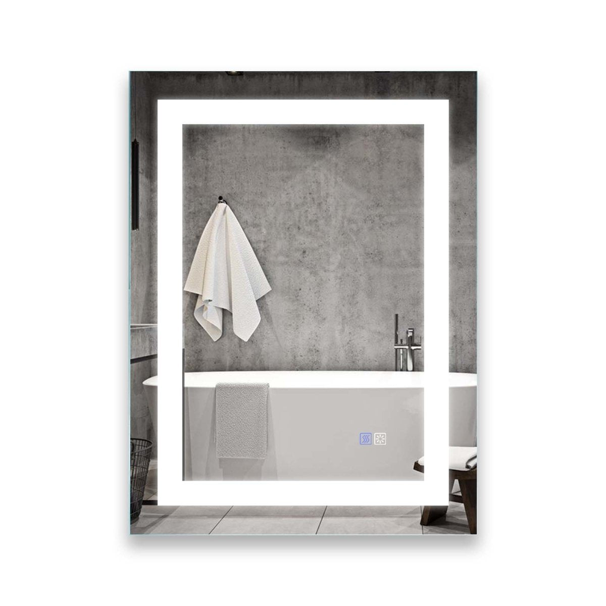 ExBrite 24" x 32" LED Lighted Bathroom Mirror Anti Fog - ExBriteUSA