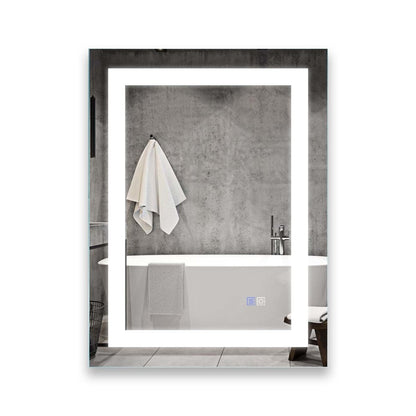 ExBrite 24" x 32" LED Lighted Bathroom Mirror Anti Fog - ExBriteUSA
