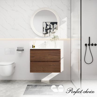 ExBrite 30" Bathroom Vanity With Gel Basin Top