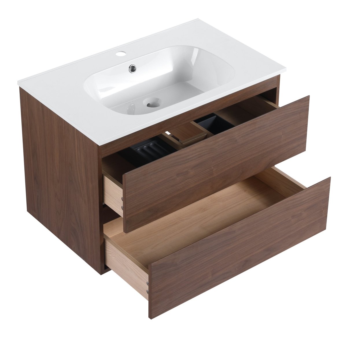 ExBrite 30" Bathroom Vanity With Gel Basin Top