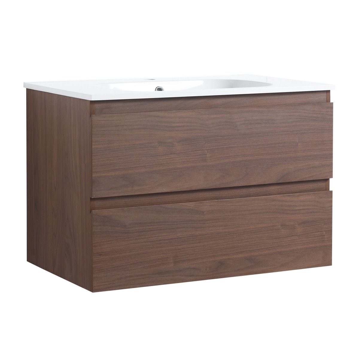 ExBrite 30" Bathroom Vanity With Gel Basin Top