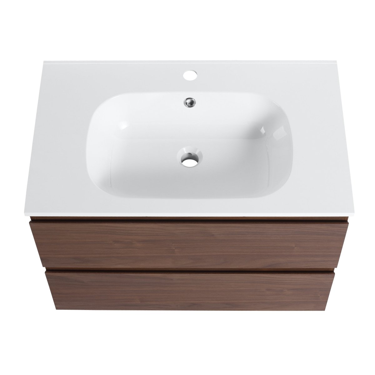 ExBrite 30" Bathroom Vanity With Gel Basin Top