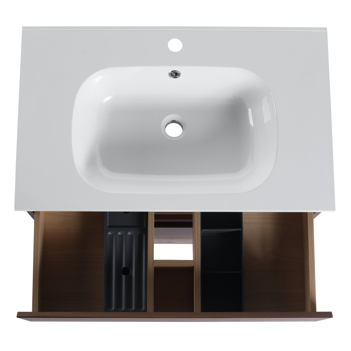 ExBrite 30" Bathroom Vanity With Gel Basin Top