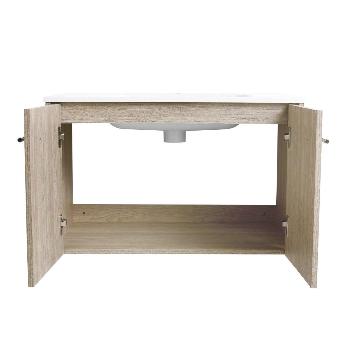 ExBrite 30 Inch Wall Mounted Bathroom Vanity