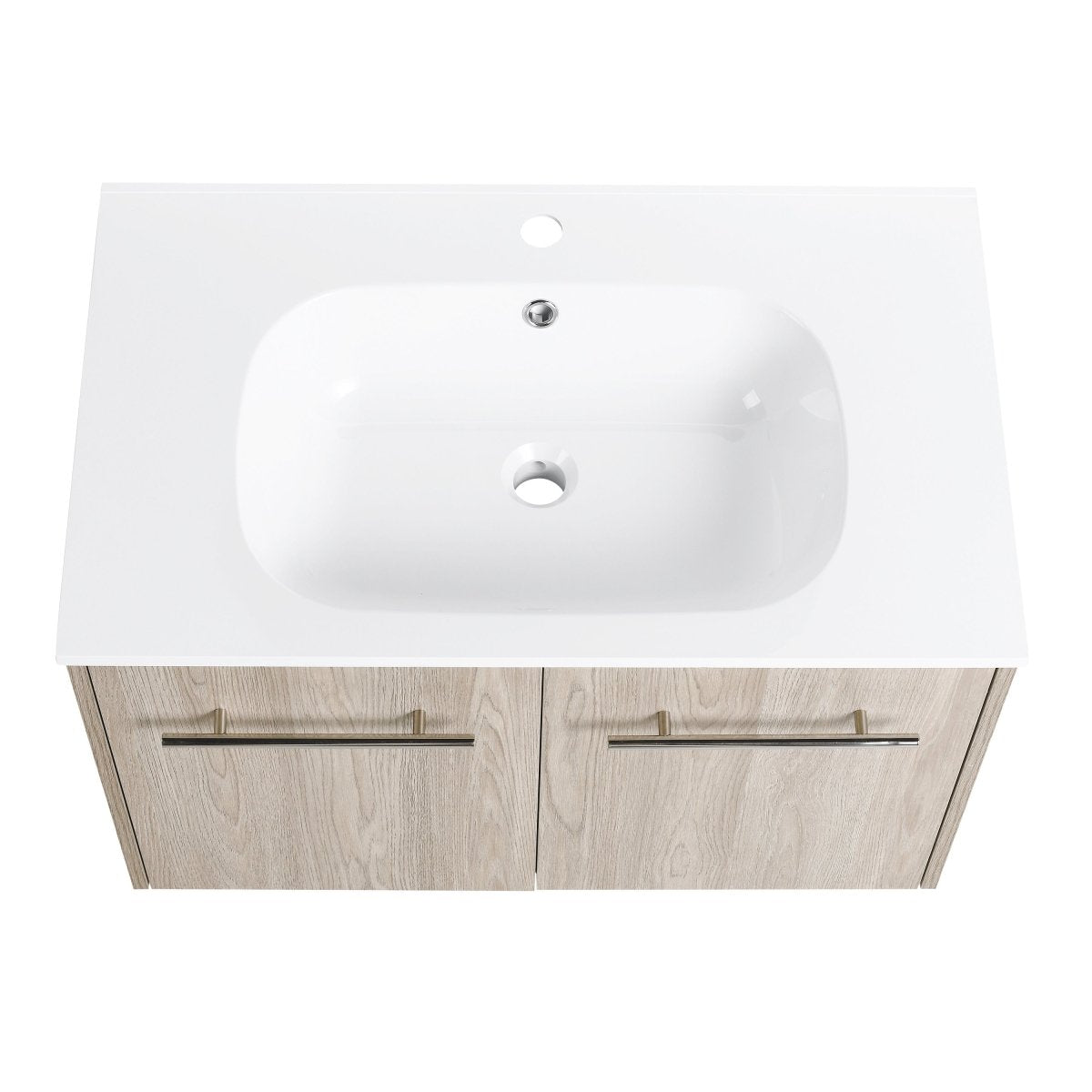 ExBrite 30 Inch Wall Mounted Bathroom Vanity