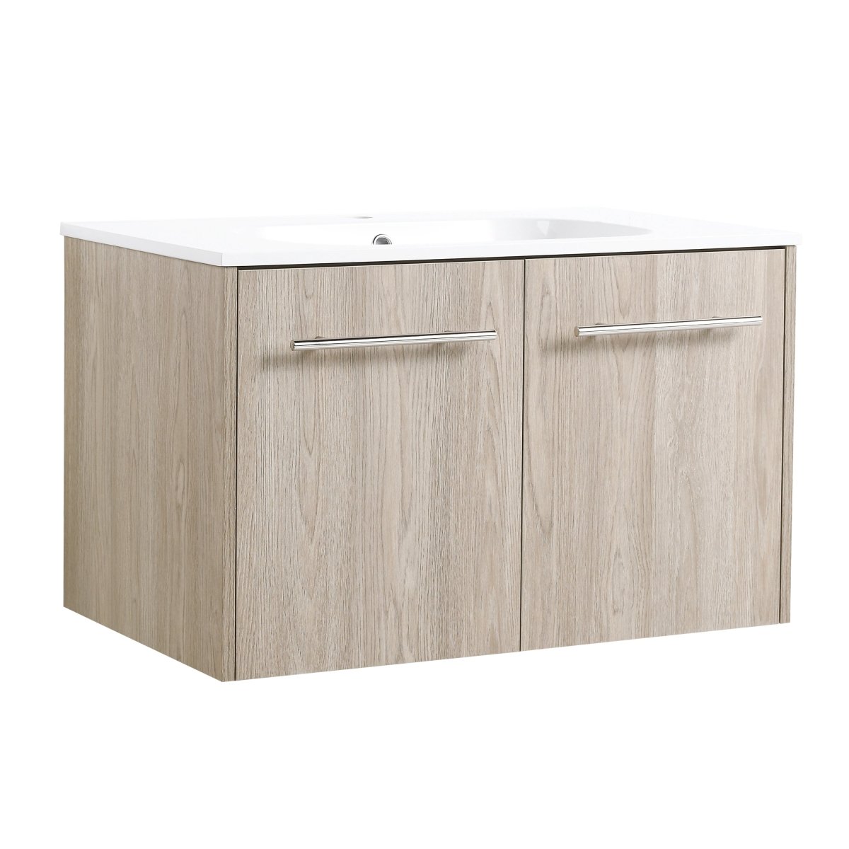 ExBrite 30 Inch Wall Mounted Bathroom Vanity