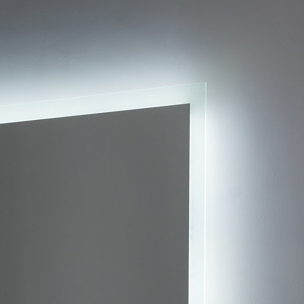 Ascend-M1 35" W x 35" H Square Backlit LED Lighted Bathroom Vanity Mirror