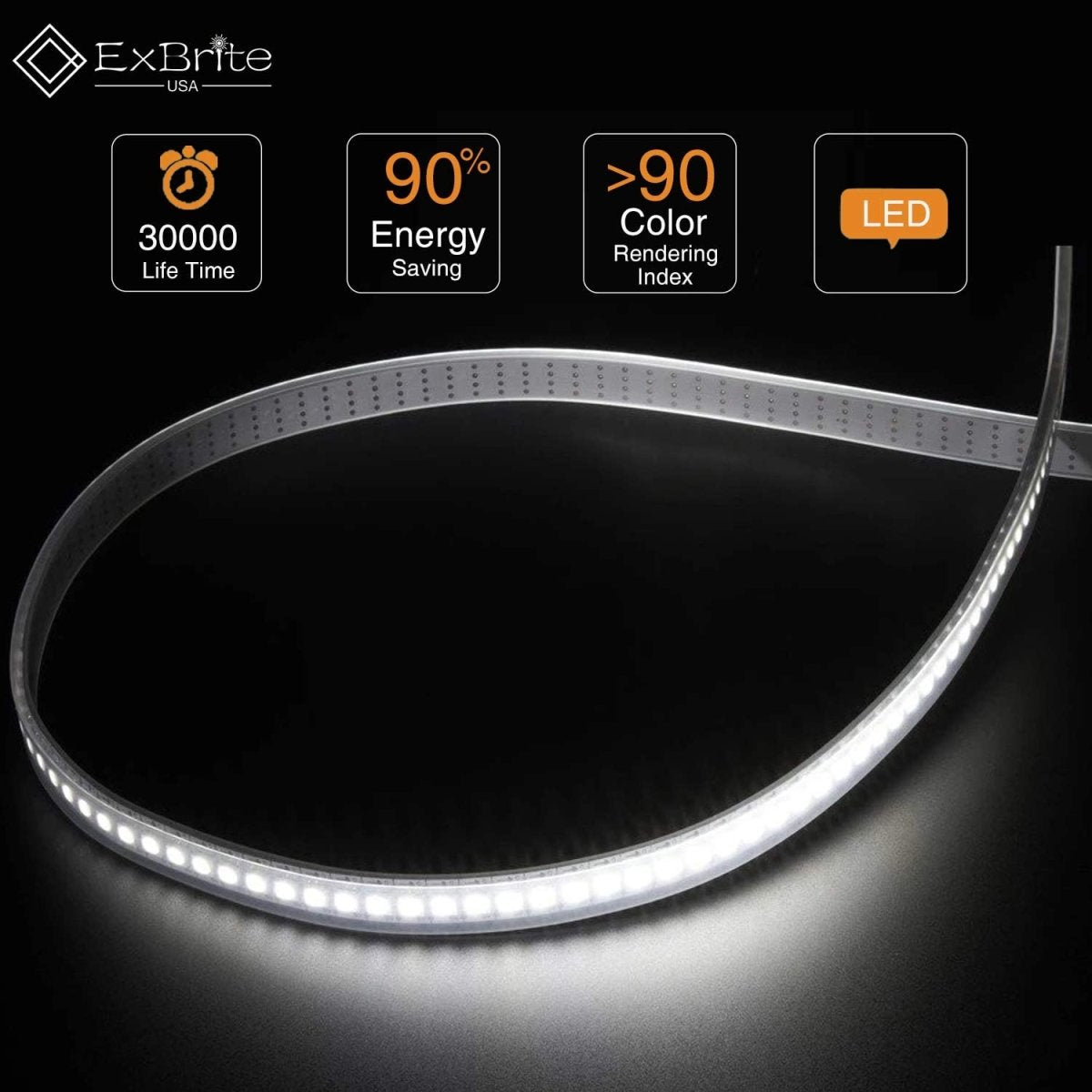ExBrite 35 x 35 inch Square Backlit LED Lighted Bathroom Vanity Mirror - ExBriteUSA