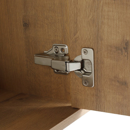 ExBrite 48" Wall Mounted Bathroom Vanity With Double Sink, Soft Closing Door Hinge