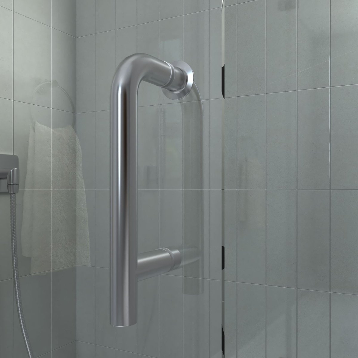 ExBrite Fold 30" x 72" Frameless Bi-Fold Shower Door in Chrome