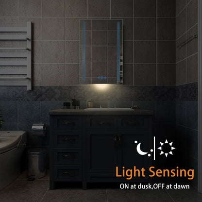 ExBrite LED Lighted Bathroom Mirror Anti Fog 24" x 32" inch - ExBriteUSA