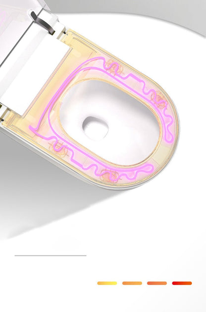 ExBrite Smart Toilet with Remote Control Auto Flush Warm Water and Heated Seat Modern Tankless Toilet