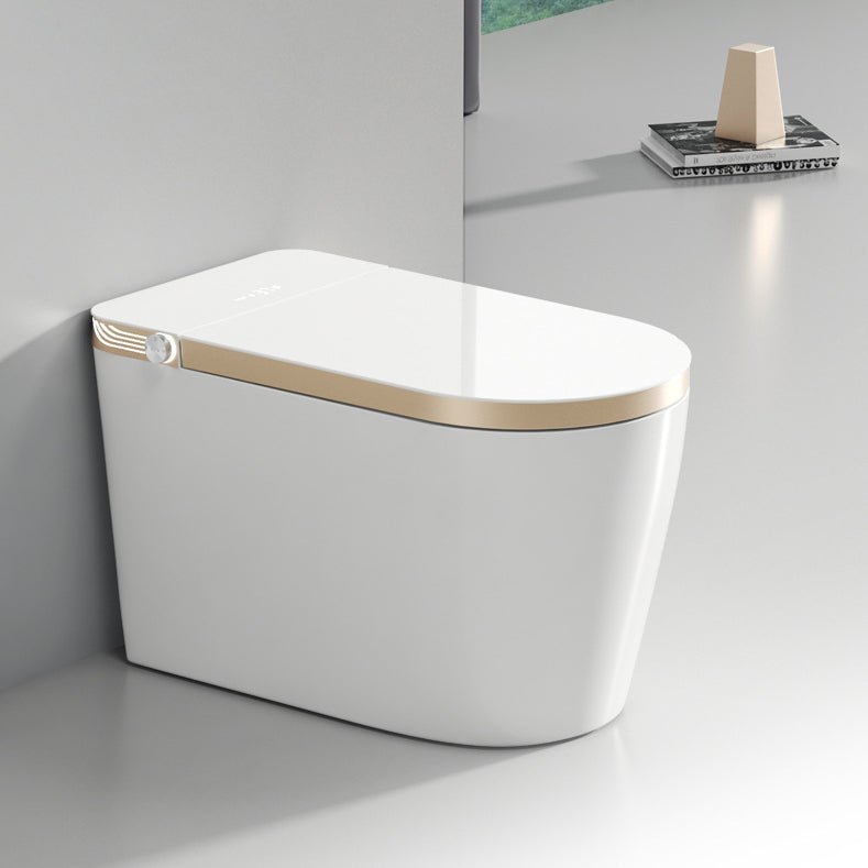 ExBrite Smart Toilet with Remote Control Auto Flush Warm Water and Heated Seat Modern Tankless Toilet
