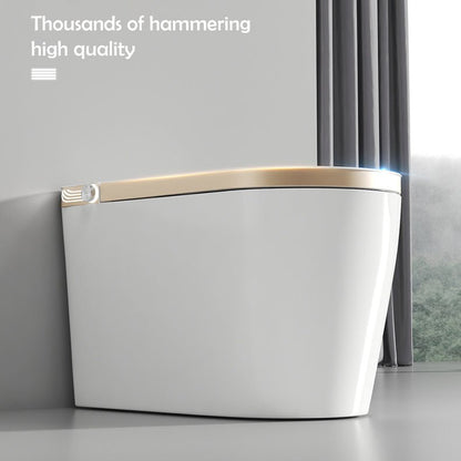 ExBrite Smart Toilet with Remote Control Auto Flush Warm Water and Heated Seat Modern Tankless Toilet