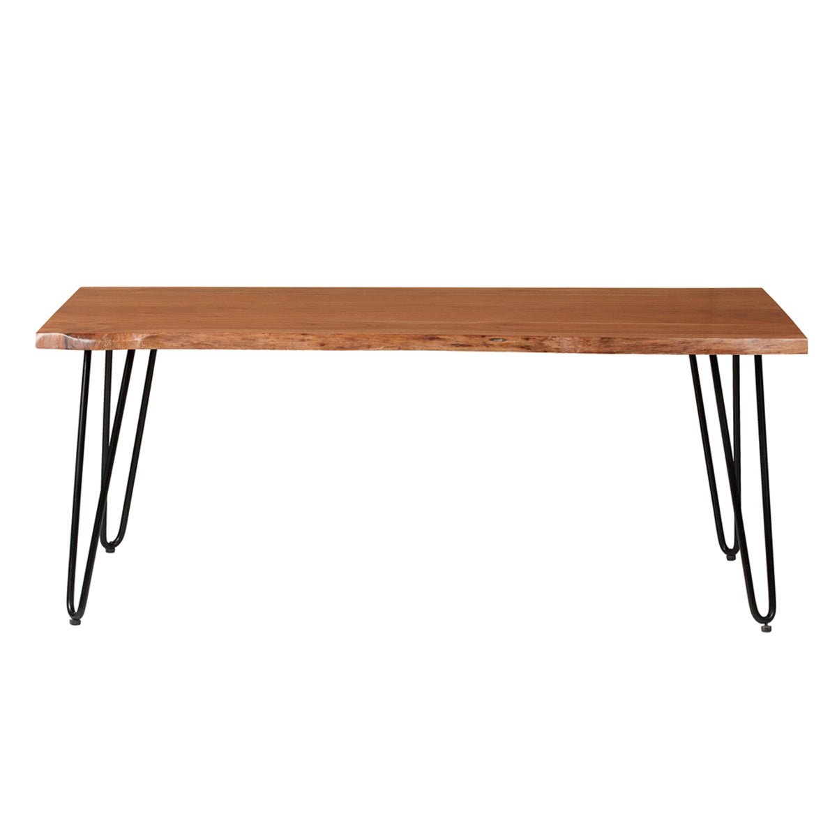 MangoLuxe Nature's Edge Solid Wood Coffee Table 46''L X 24''W X 18''H
